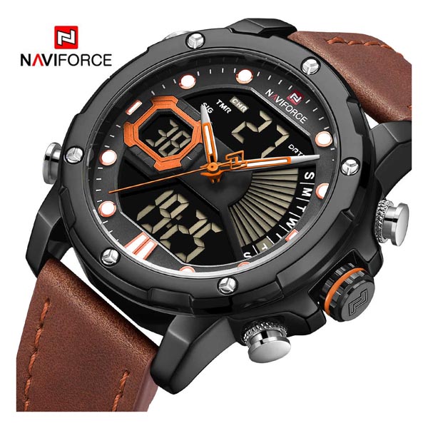 NAVIFORCE NF 9172 Military Dual-Time Watch