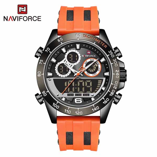 Naviforce 9188 Rubber Belt Sport Watch