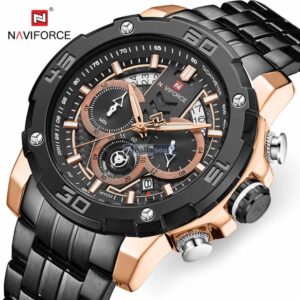 NAVIFORCE NF9175 Stainless Steel Chronograph Watch