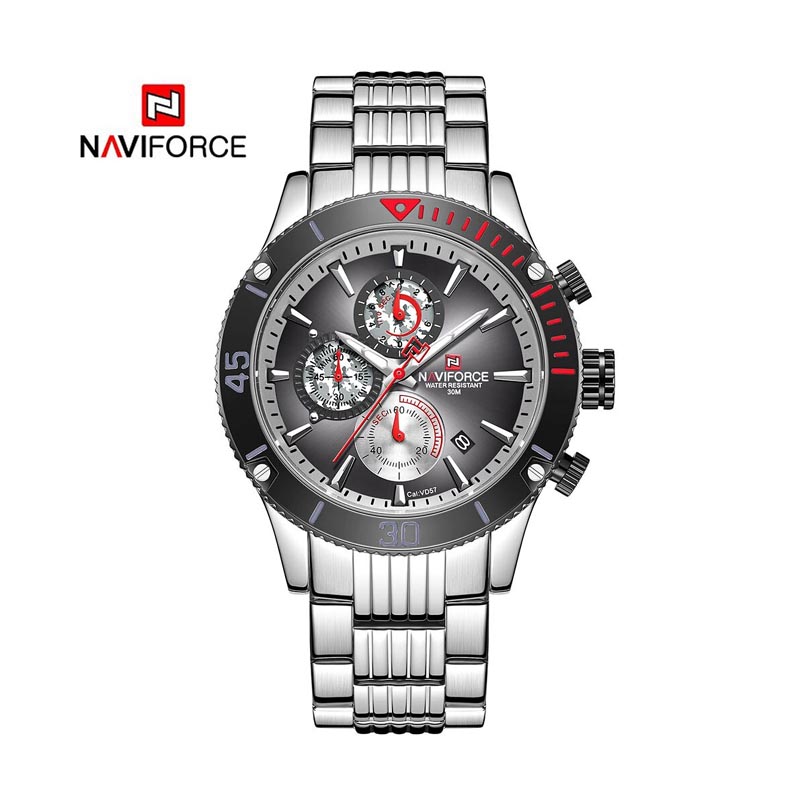NAVIFORCE 9173 Watch silver black
