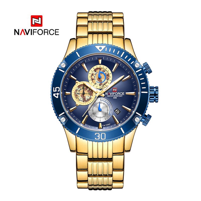 NAVIFORCE 9173 Watch Golden