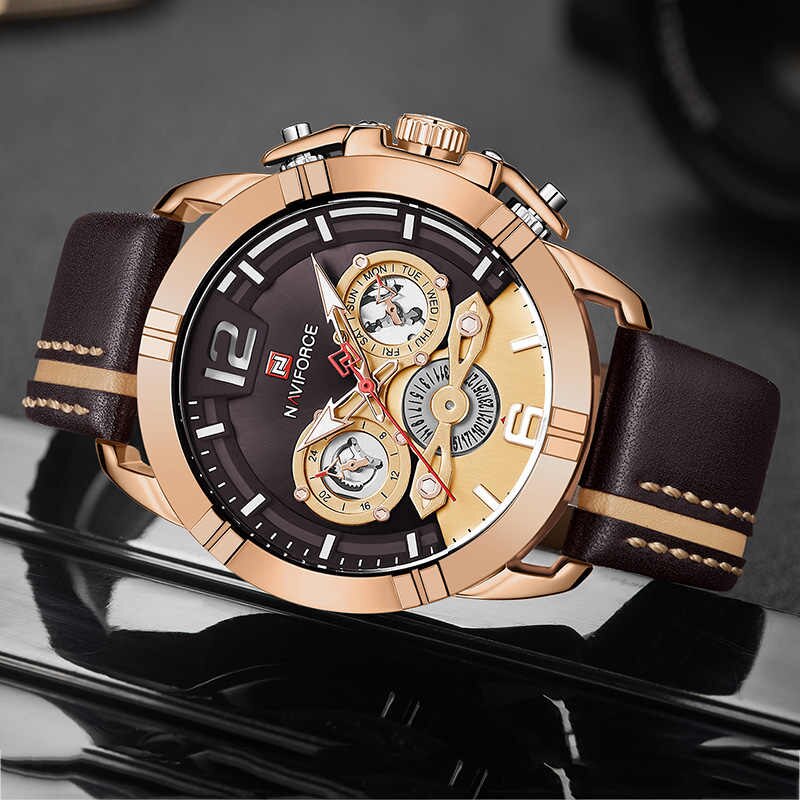 NAVIFORCE 9168 Luxury Men Watch 4