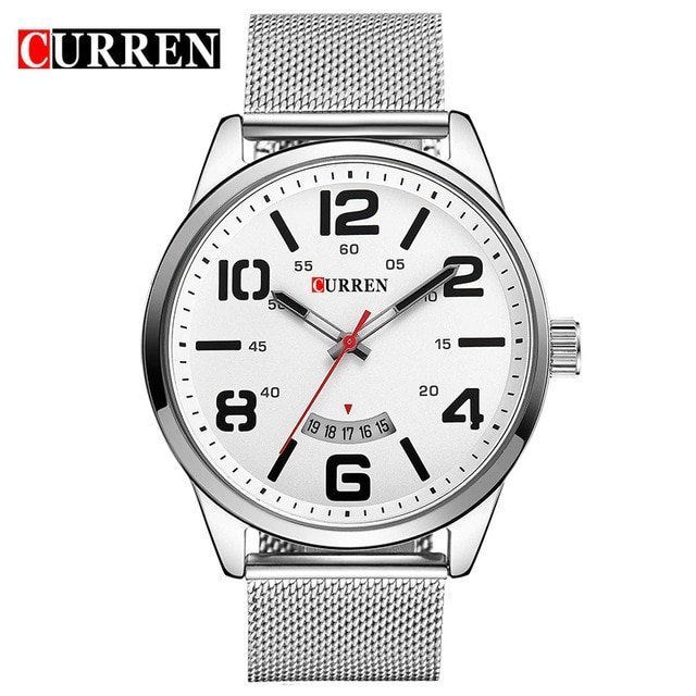 Naviforce NF-9146 Men's Dual Movement Digital and Quartz Watch Leather Strap