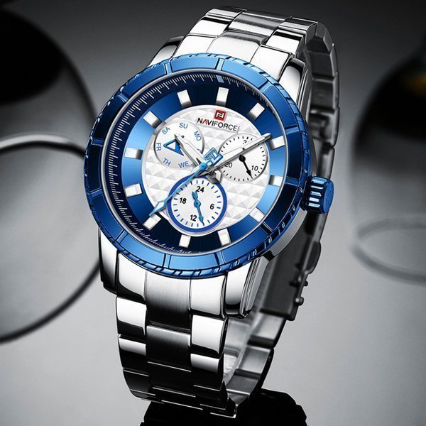 Naviforce NF9145 | Men's Stainless Steel Quartz Watch in BD