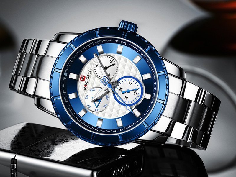Naviforce NF9145 | Men's Stainless Steel Quartz Watch in BD