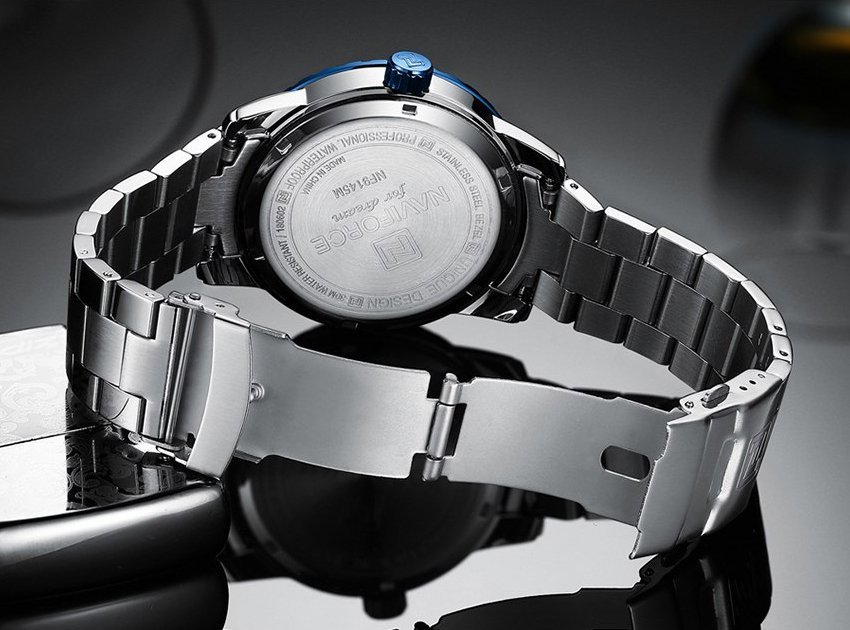 Naviforce NF9145 | Men's Stainless Steel Quartz Watch in BD