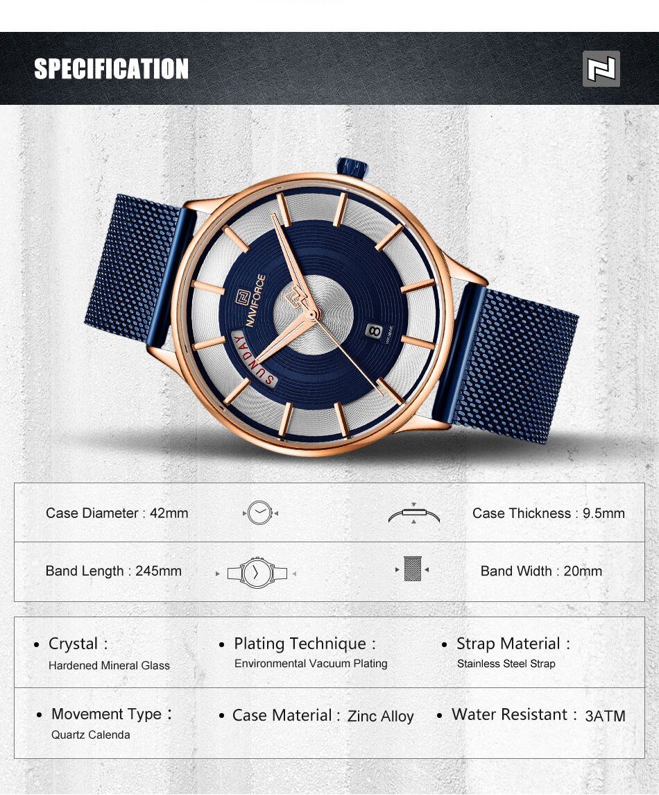 NAVIFORCE 3007 Watch