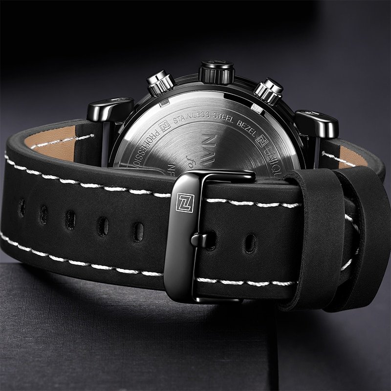 NAVIFORCE 9132 Luxury Brand Sports Military Dual Display Malfunction Wristwatch
