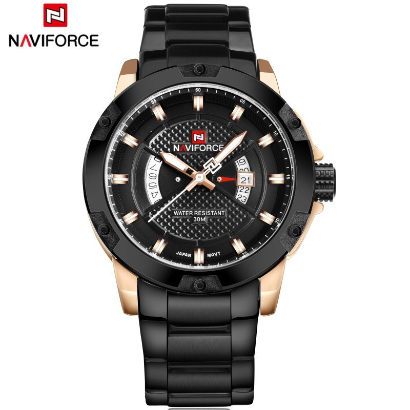 Naviforce 9085 Water Resistant Stainless Steel Watch
