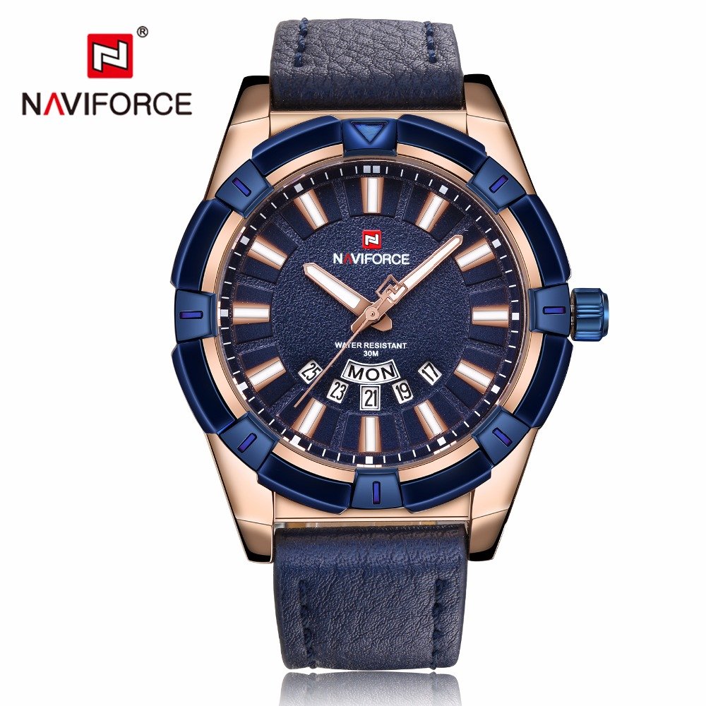 NAVIFORCE 9118 Luxury Brand Analog Quartz Sports Waterproof Wristwatch