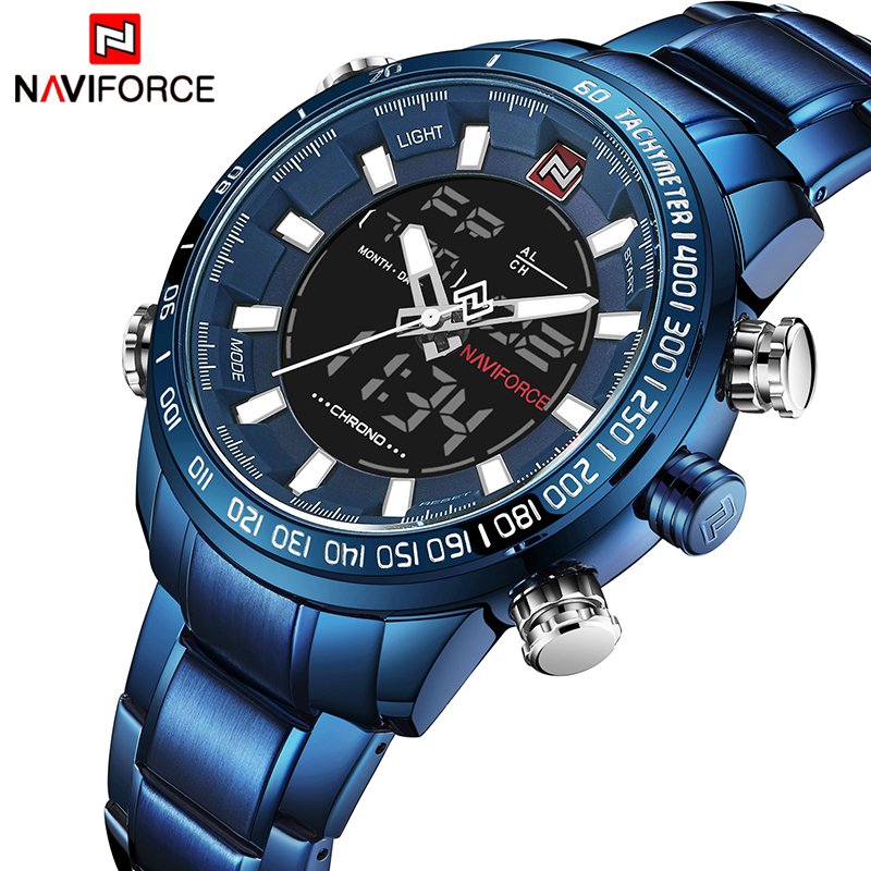 NAVIFORCE NF9093 Fashion Men Dual Display Watch