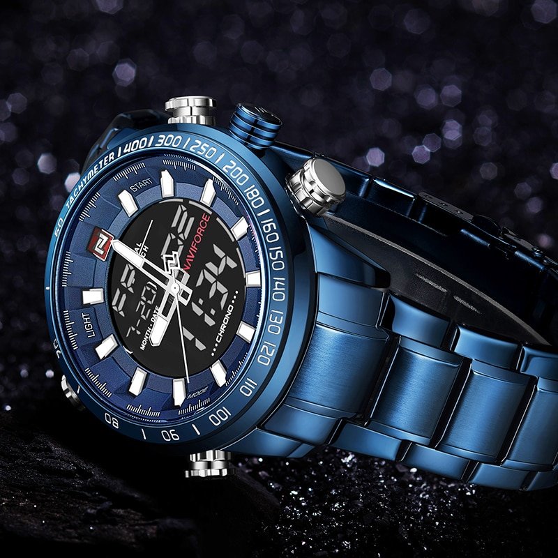 NAVIFORCE NF9093 Fashion Men Dual Display Watch