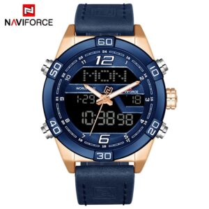 NAVIFORCE NF9128 Dual Display LED Digital Analog Sports Watch