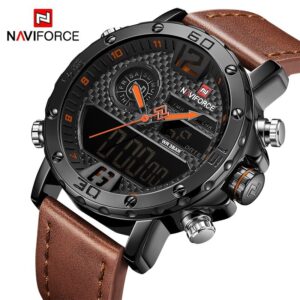 NAVIFORCE NF9134 Men's Quartz LED Digital Watch