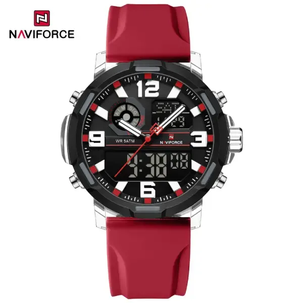 NAVIFORCE NF7130 Men's Digital Watch Red