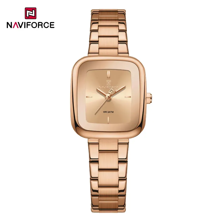 Naviforce 5075 Women Watch Rose Gold