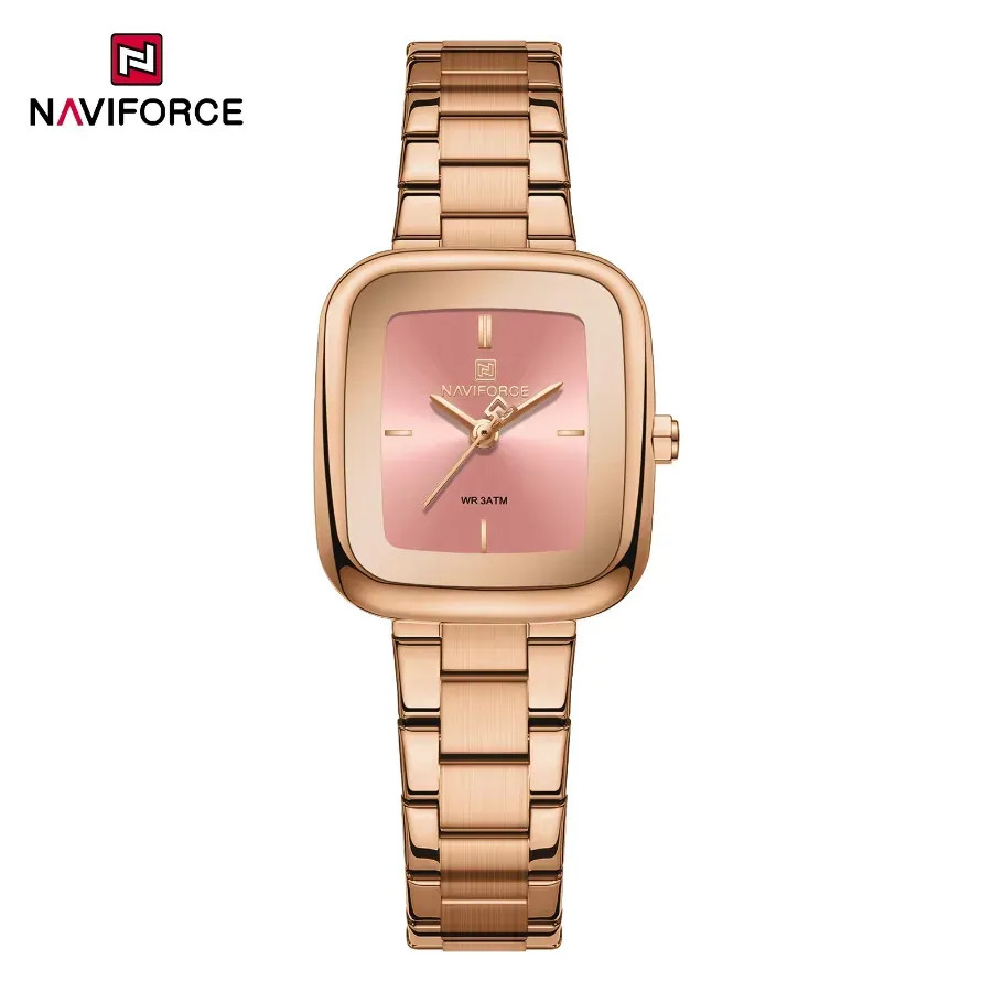 Naviforce 5075 Women Watch Rose Gold Pink