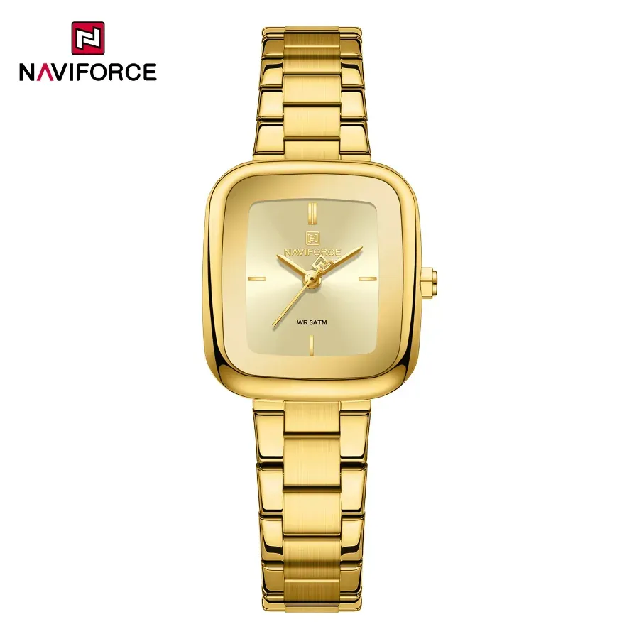 Naviforce 5075 Women Watch Gold