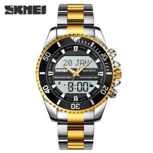 Skmei 1850 Three Time Dual Movement Watch