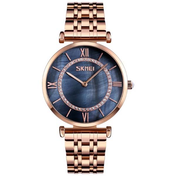 Skmei 9198 Stainless Luxury Quartz Couple Watch
