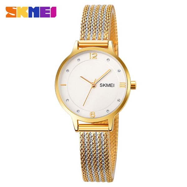 SKMEI 1874 Luxury Brand Diamond Quartz Ladies Watch