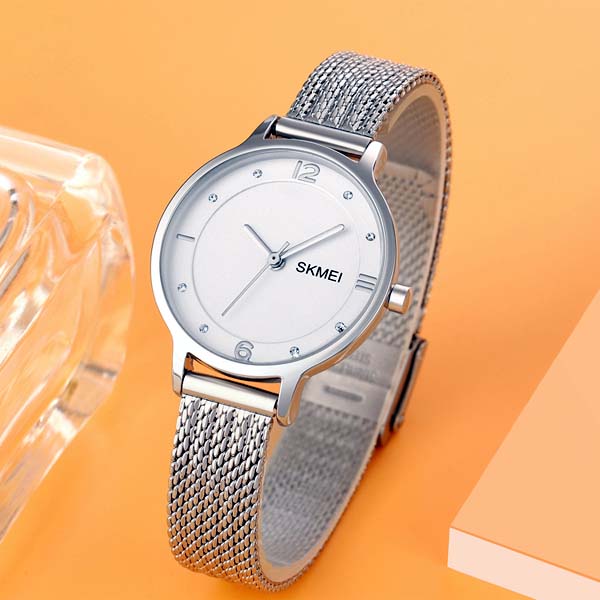 SKMEI 1874 Luxury Brand Diamond Quartz Ladies Watch