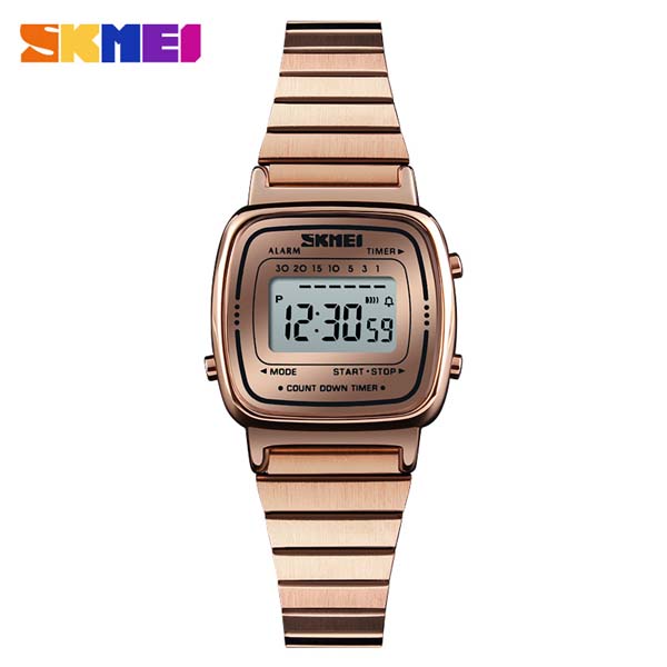 Skmei 1252 Fashion Alarm Clock Digital Sport Watch Women