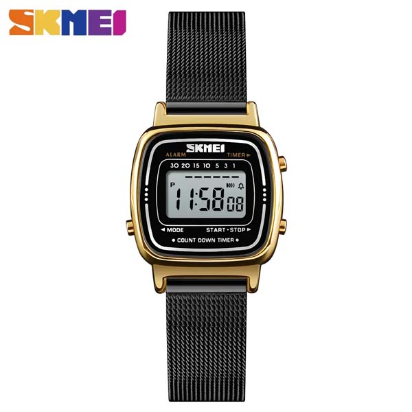 Skmei 1252 Fashion Alarm Clock Digital Sport Watch Women