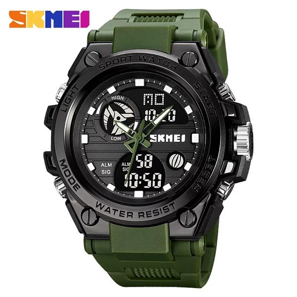 SKMEI 2031 Luxury Dual Display Time Sport Watch
