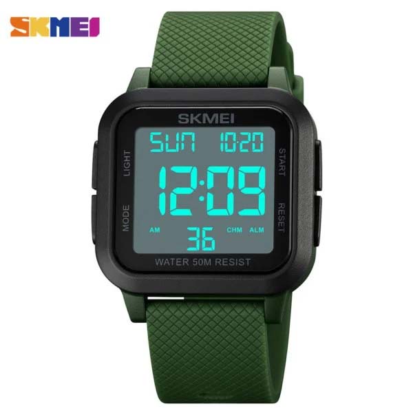 SKMEI 1894 Men Women Waterproof Sport Watch Digtal LED Light Display Watch Alarm Chrono 2