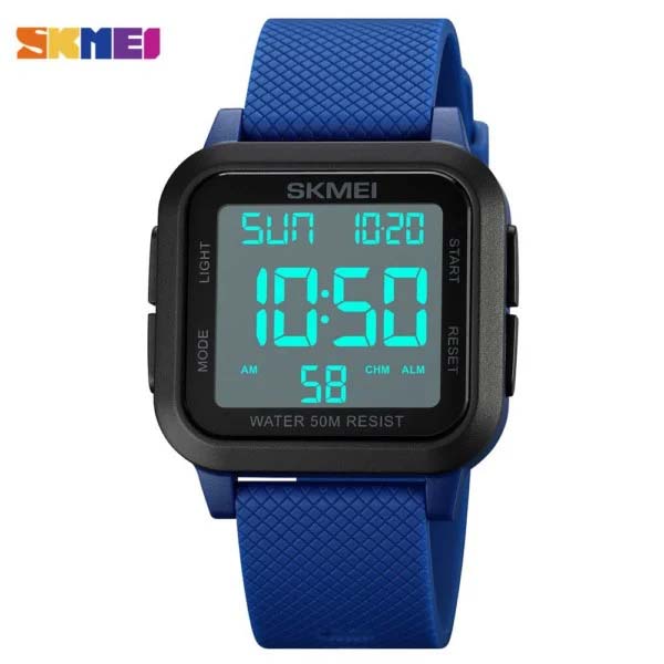 SKMEI 1894 Men Women Waterproof Sport Watch Digtal LED Light Display Watch Alarm Chrono 3