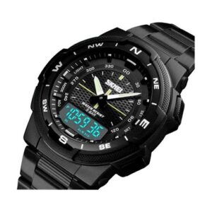 SKMEI 1370 Stainless Steel Waterproof Wrist Watch