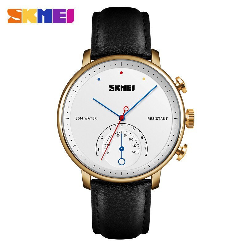 SKMEI 1399 Gold Silver