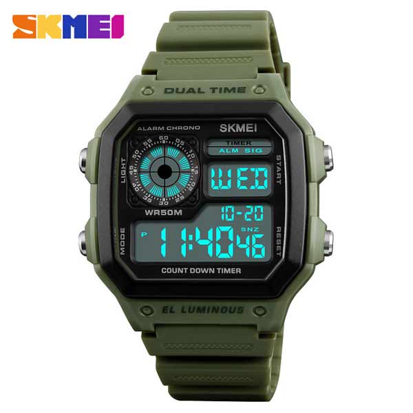 SKMEI 1299 Watch Green