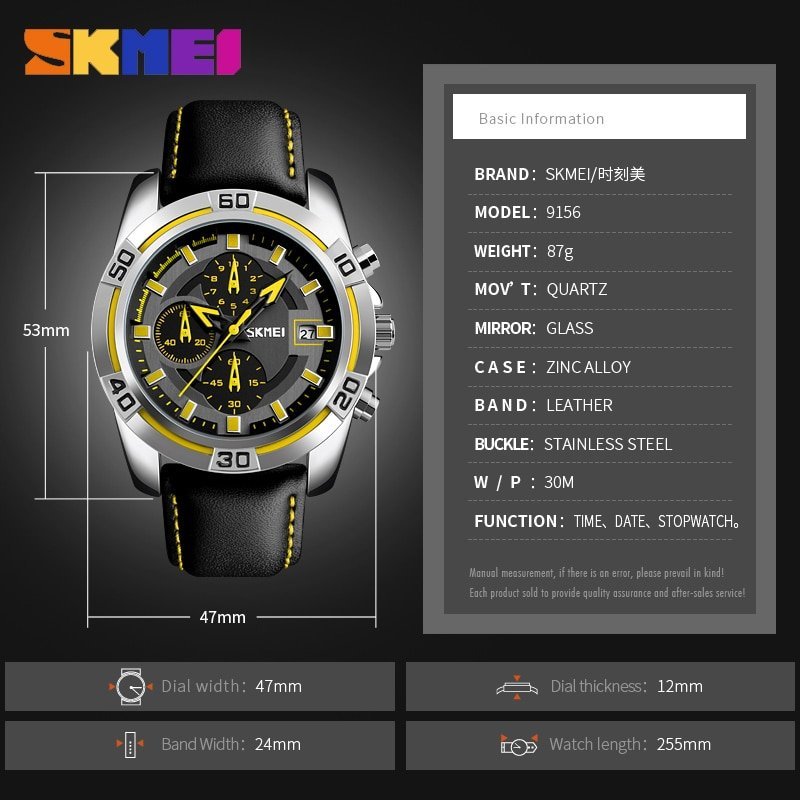 SKMEI 9156 Original Wrist Watch