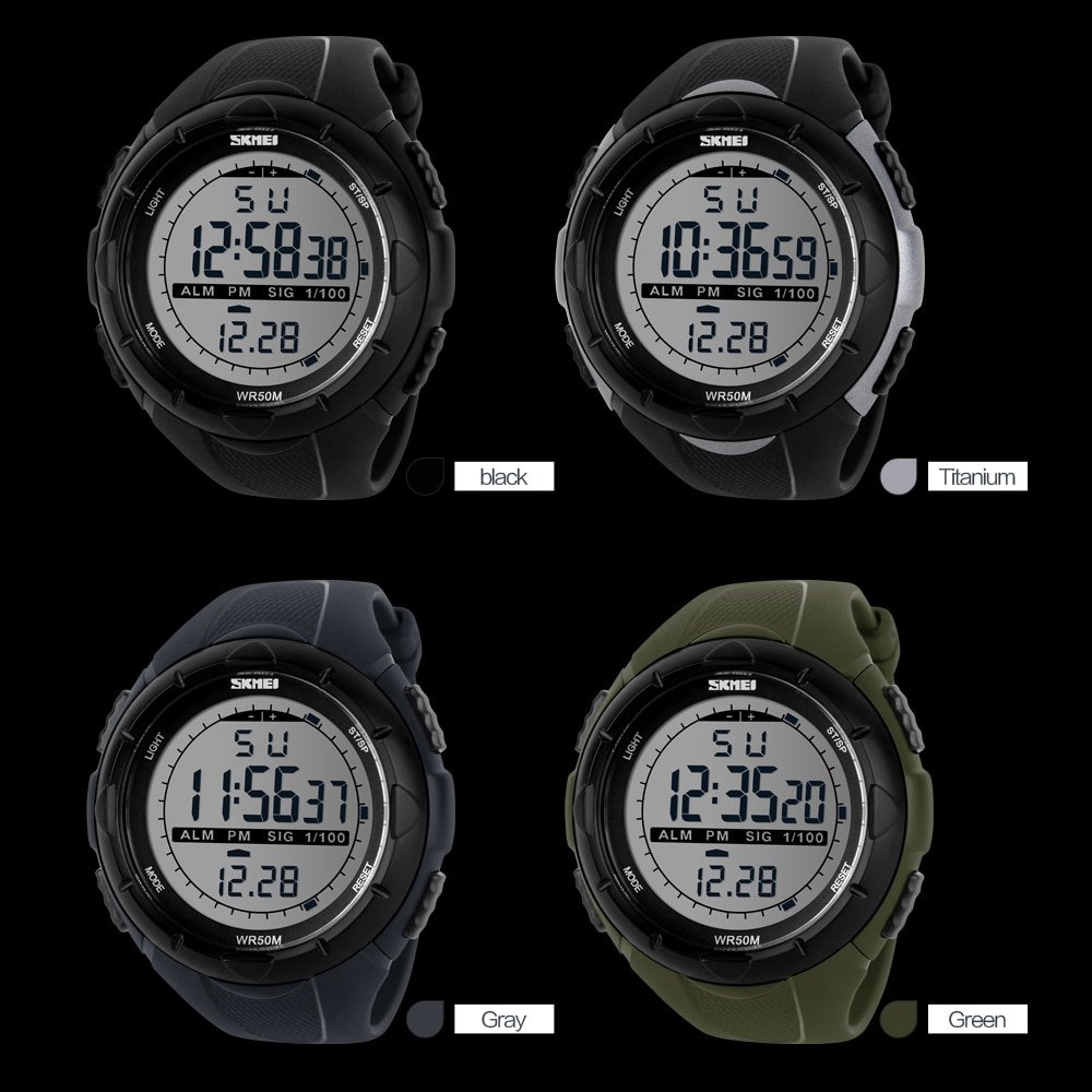SKMEI 1025 Trend Men's Function Waterproof Sports Watch