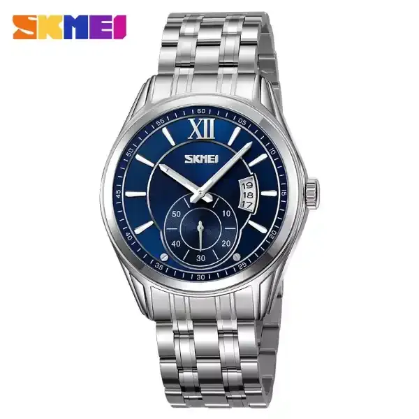 Skmei 9319 Men's Watch Silver Blue
