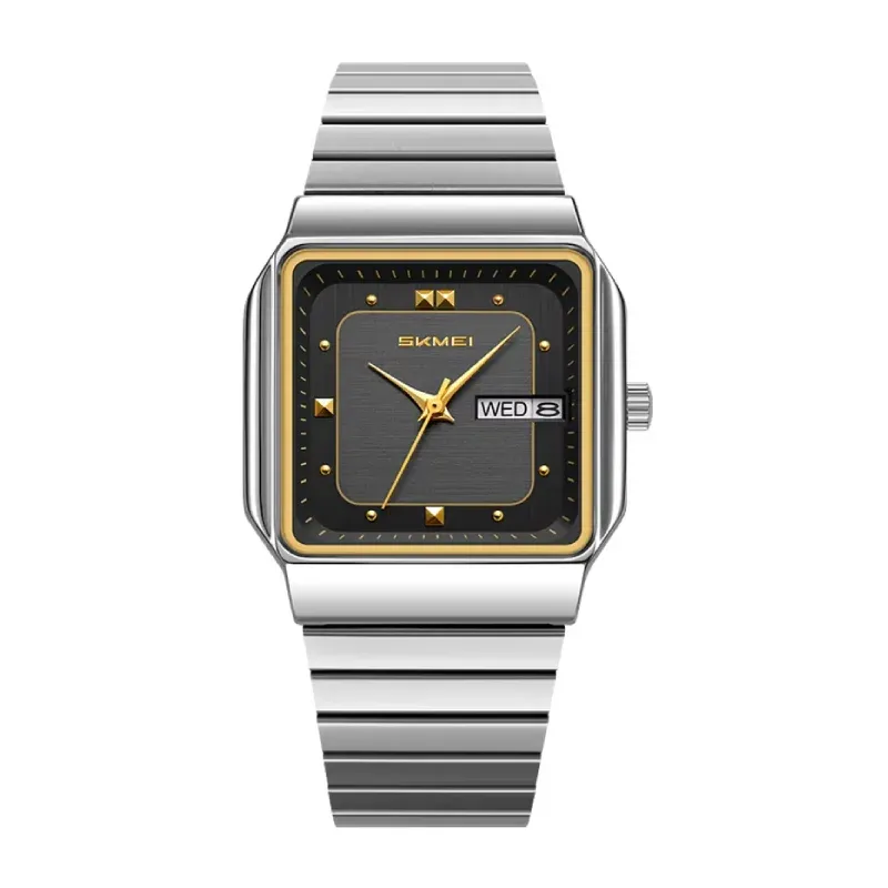 SKMEI 9414 Silver Gold Black