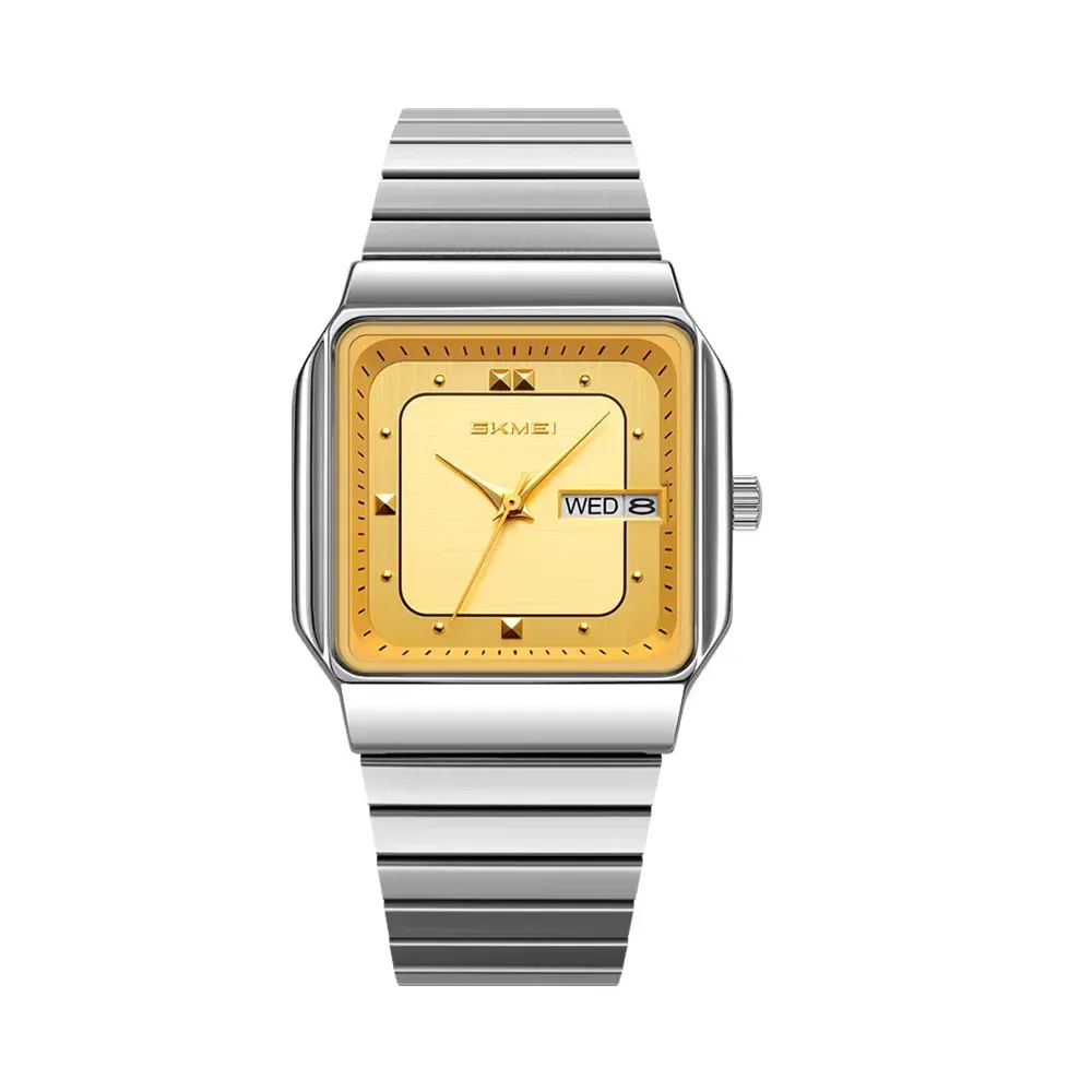 SKMEI 9414 Silver Gold