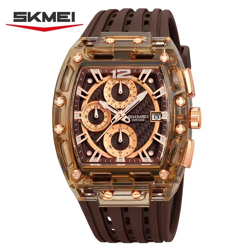 Skmei 2606 Silicone Men's Watch Rose