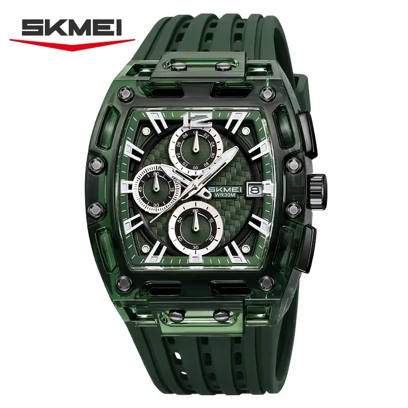 Skmei 2606 Silicone Men's Watch Green