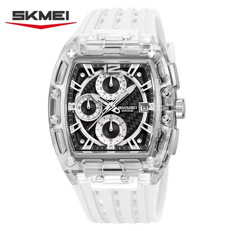 Skmei 2606 Silicone Men's Watch White